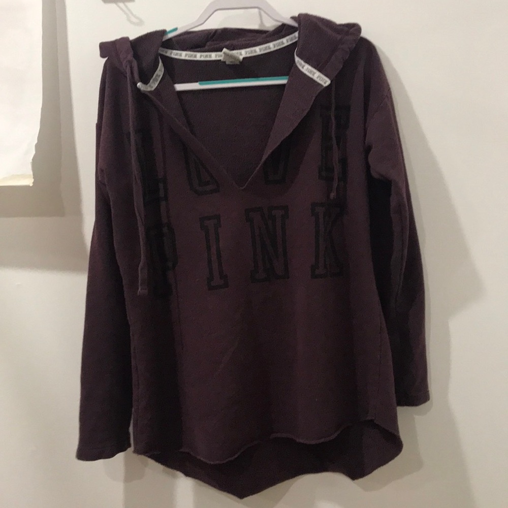 Pink oversized hoodie